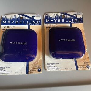 2 maybelline New York shine control pressed powder 24Abad-05 golden medium 2